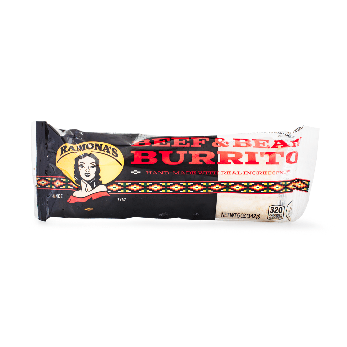 Ramona's Burrito Beef & Bean, Frozen 5 oz