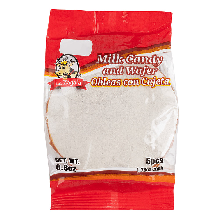 La Zagala Milk Candy and Wafer 5 Pcs 8.8 oz