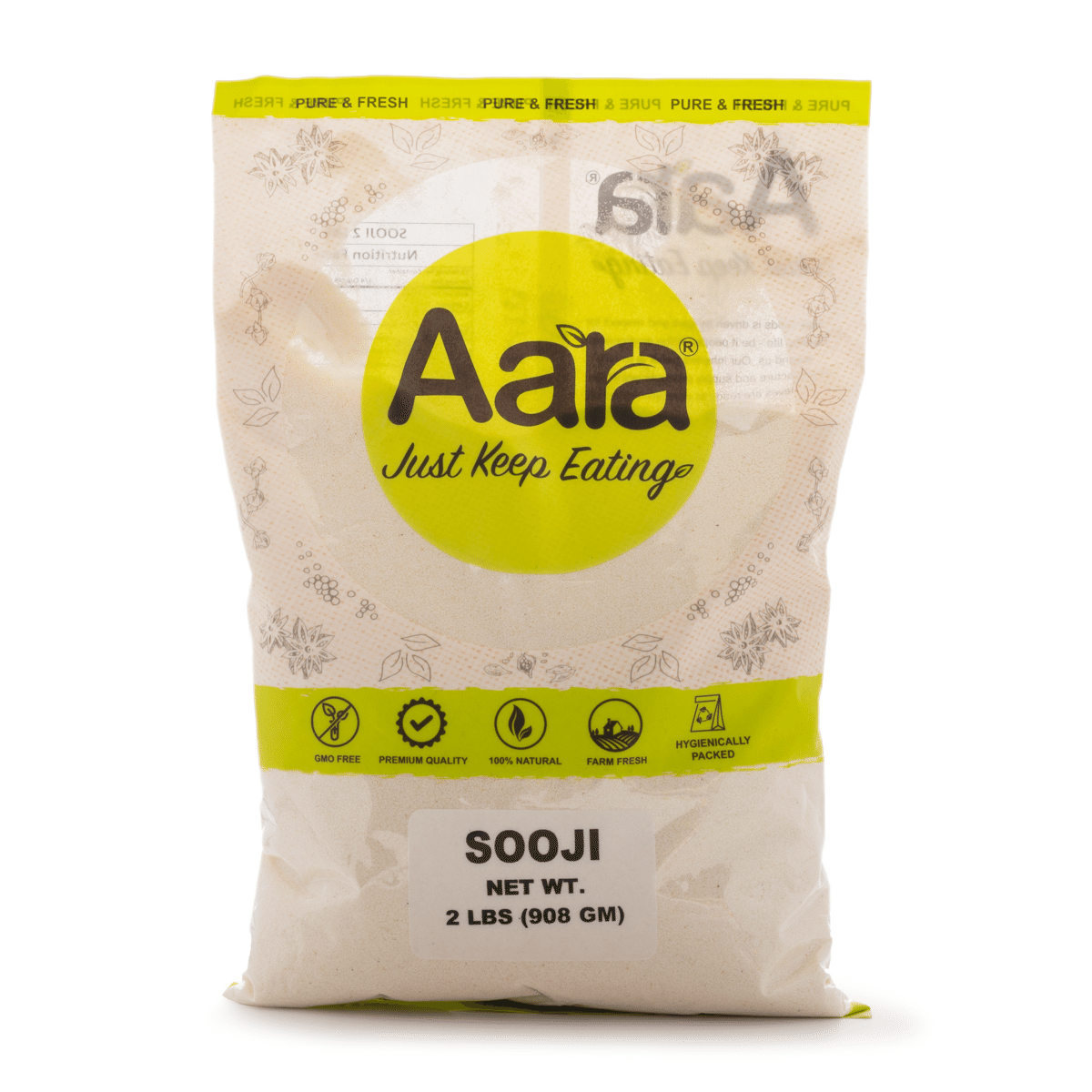 Aara Sooji (Semolina Flour) 2 lb*20 pack