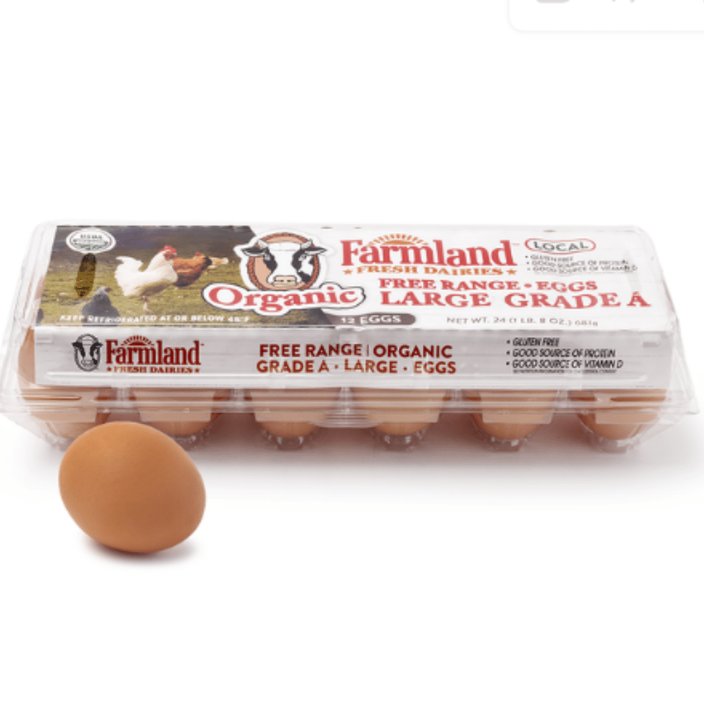 Farmland Organic Large Brown Eggs 12 count