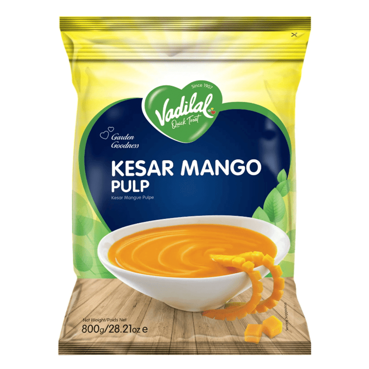 Polpa de Manga Kesar Vadilal 28.21 oz