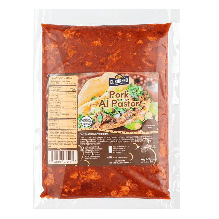 El Sureno Foods Pork Al Pastor 32 oz