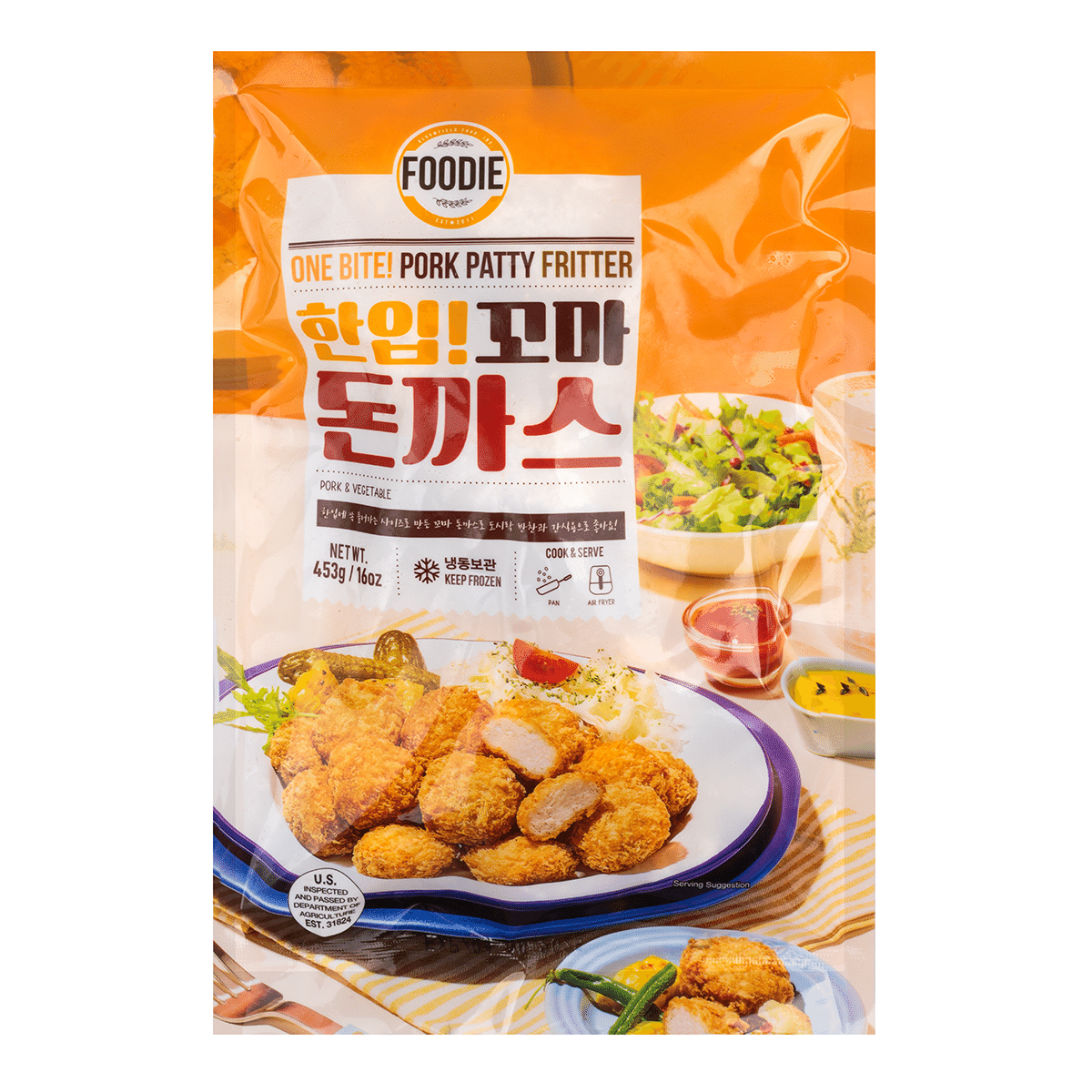 Foodie คำเดียว! หมูทอดชิ้นเล็ก, หมูชุบแป้งทอดมินิ 16 oz