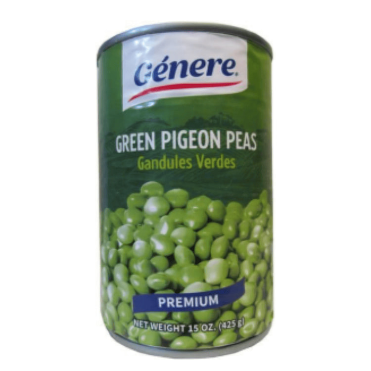 Genere Green Pigeon Peas 15 oz (min 2)