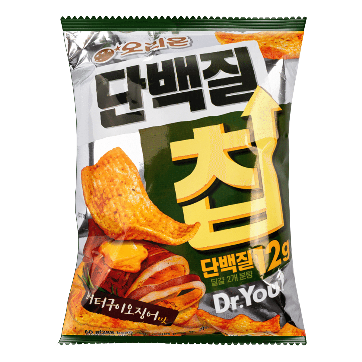 ORION DR.YOU PROTEIN CHIPS Butter grilled SQUID Flavor 60 g