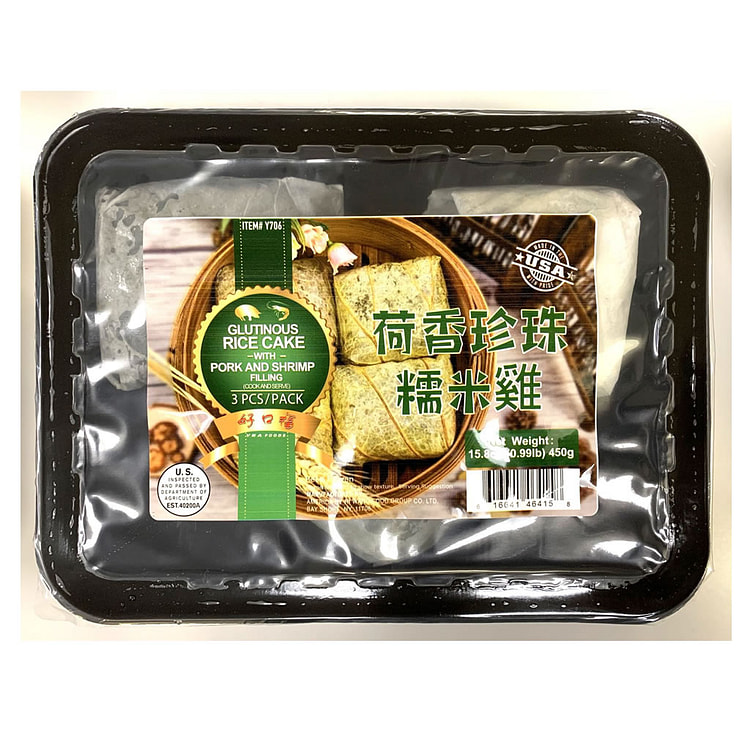 好口福 荷香珍珠糯米鸡（猪肉虾米) 1 磅