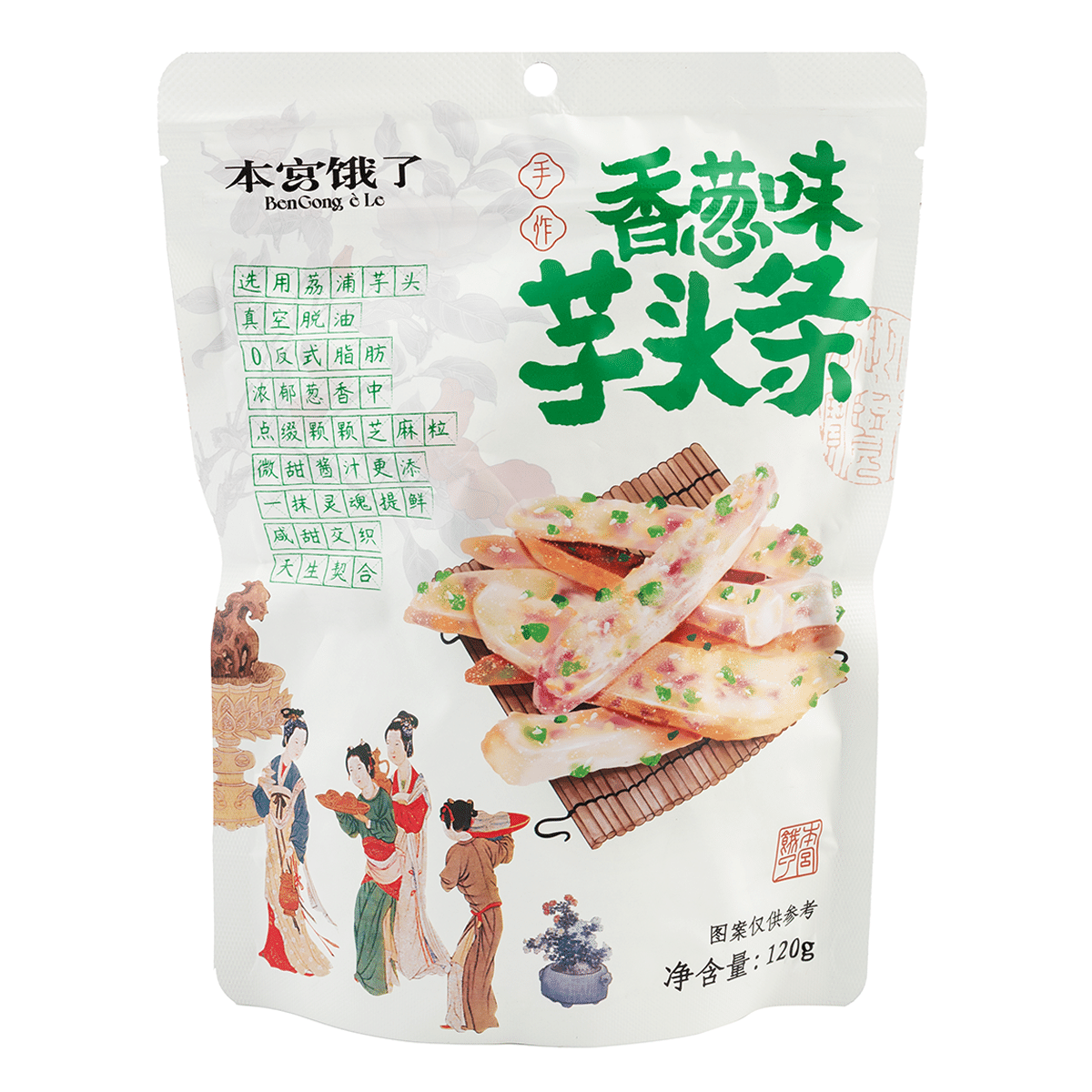 BengGongELe Taro Sticks Scallion Flavor 120 g