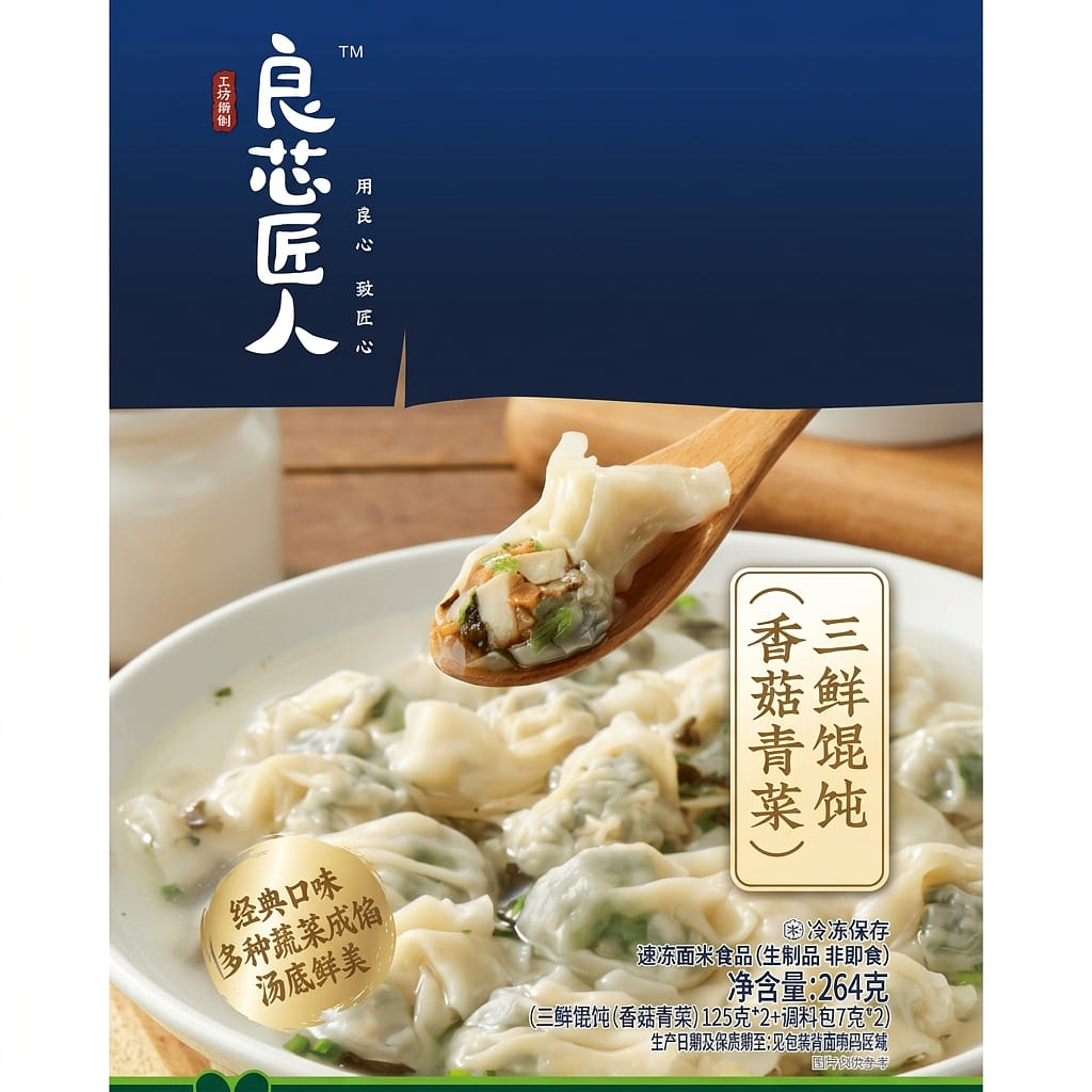 liangxinjiangren SHANGHAI STYLE MINI WONTON 264 g