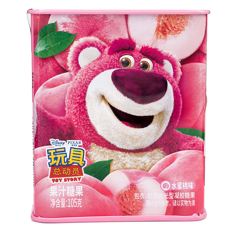 滨崎 果汁糖果 草莓熊包装 水蜜桃味 105 克