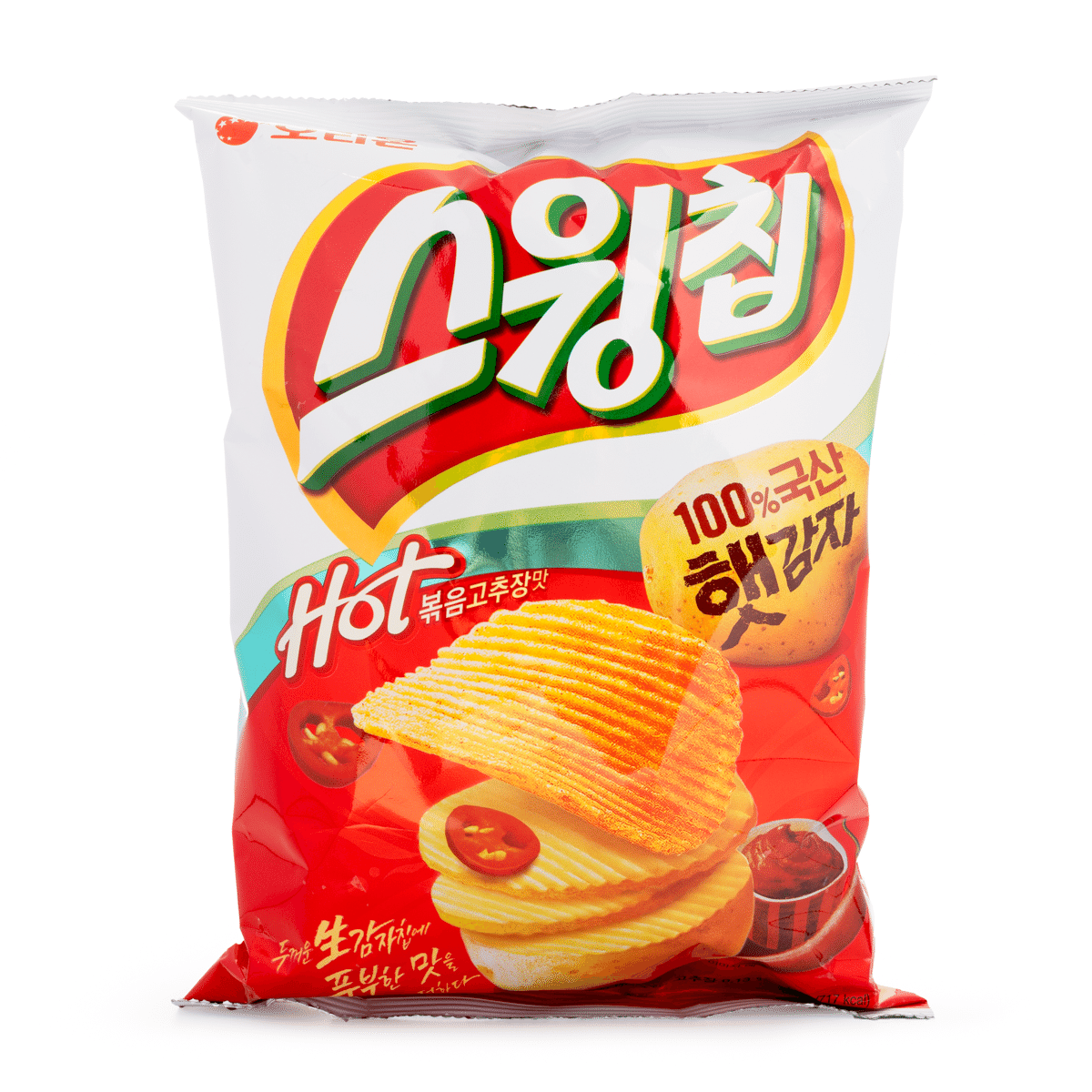 好丽友 波浪薯片(辣椒味) 124 克*12 包