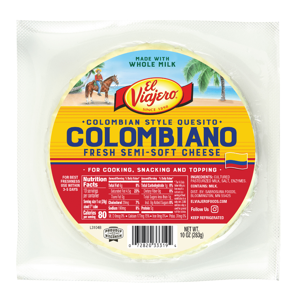 Queso Blanco Estilo Colombiano El Viajero 10 onza(s)