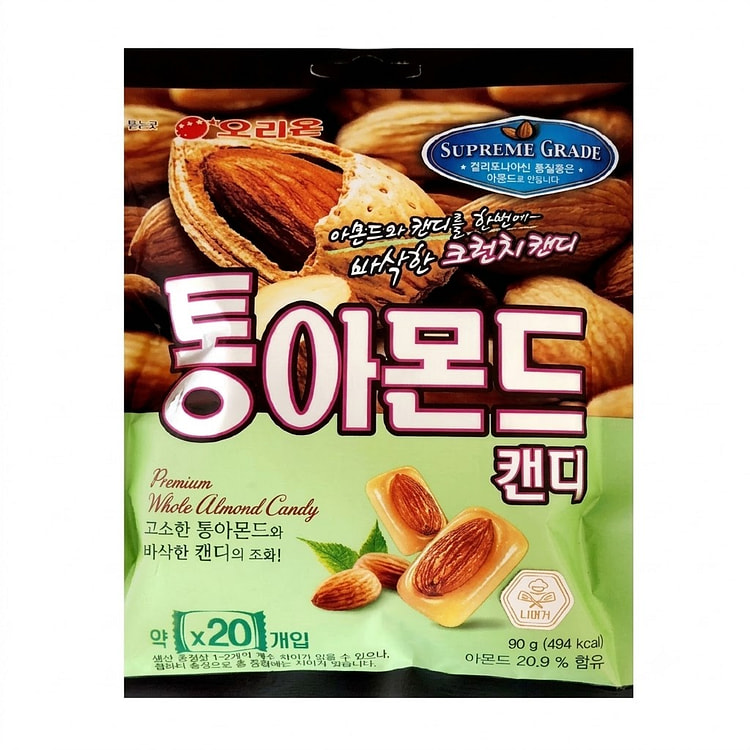 Orion Whole Almond Candy 90 g