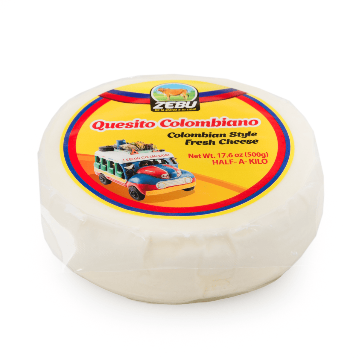 Get Zebu Colombian Style Fresh Cheese 500 g Delivered | Weee