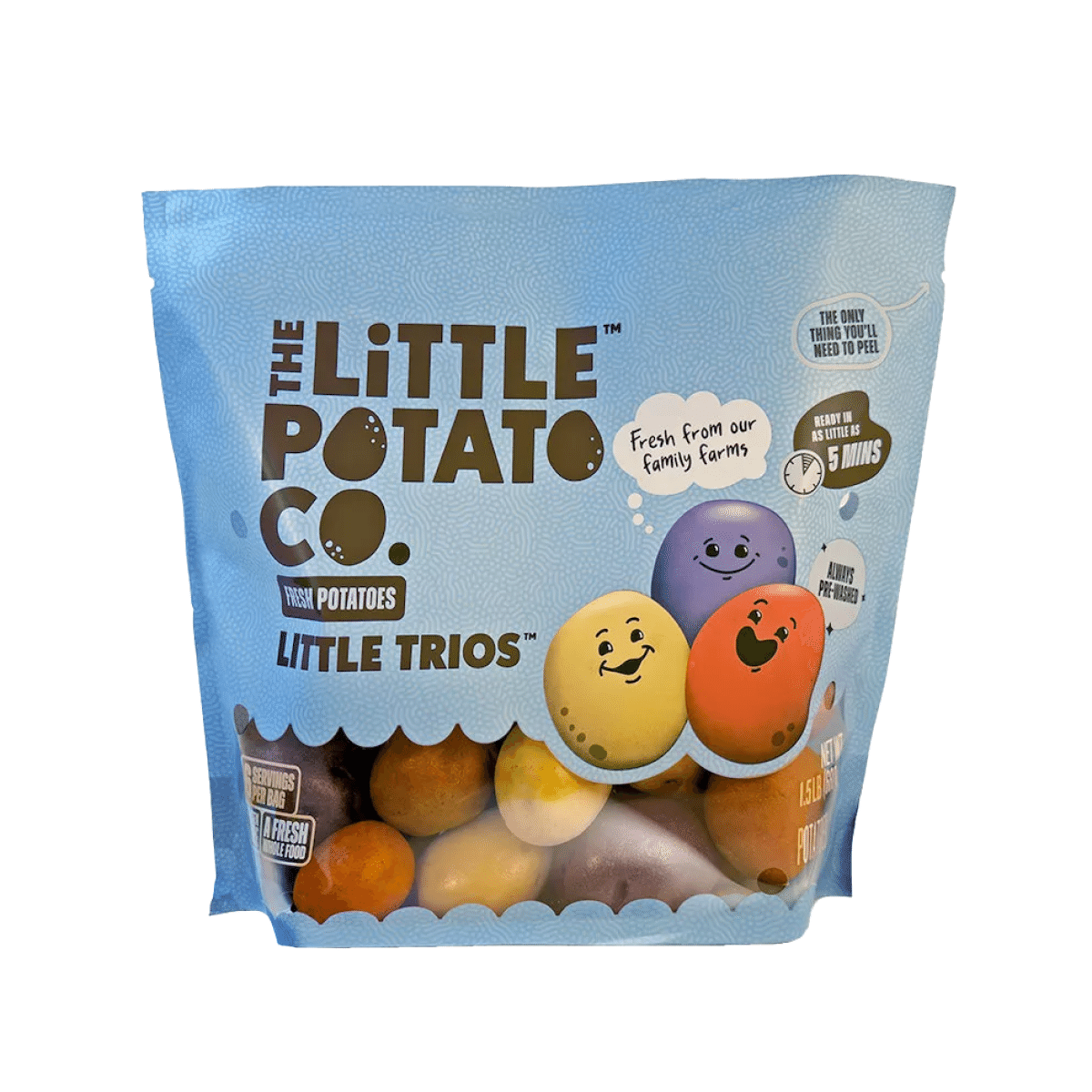 Trío de papas pequeñas 1.5 libra(s)