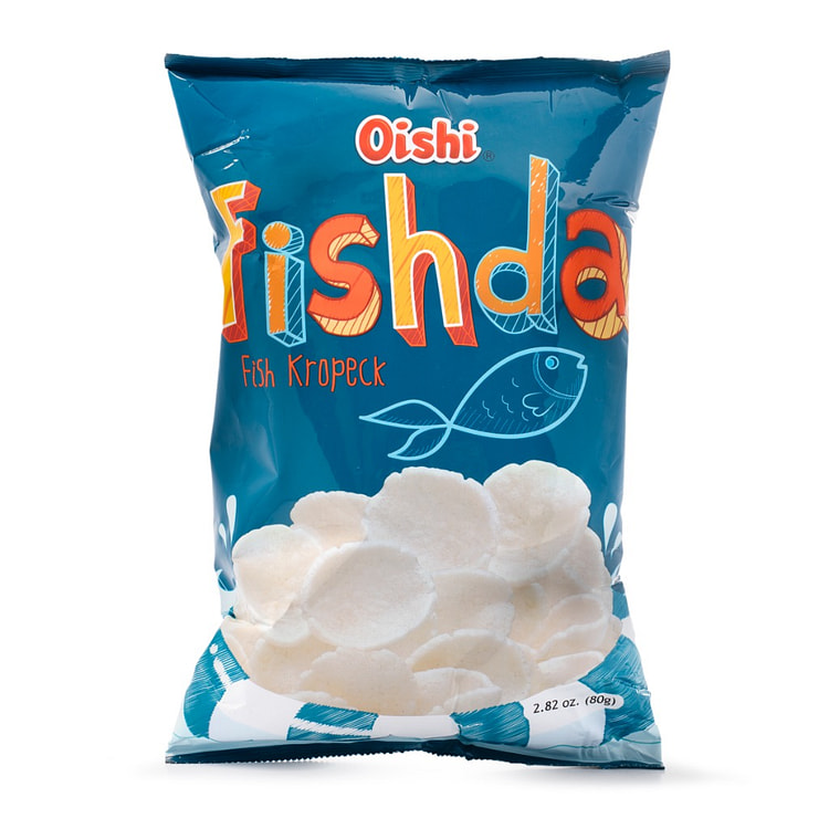 Oishi Fishda 새우칩 80 그램