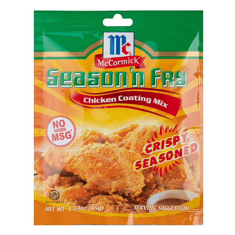 McCormick Season 'n Fry Crispy Seasoned Chicken Coating Mix 45 グラム