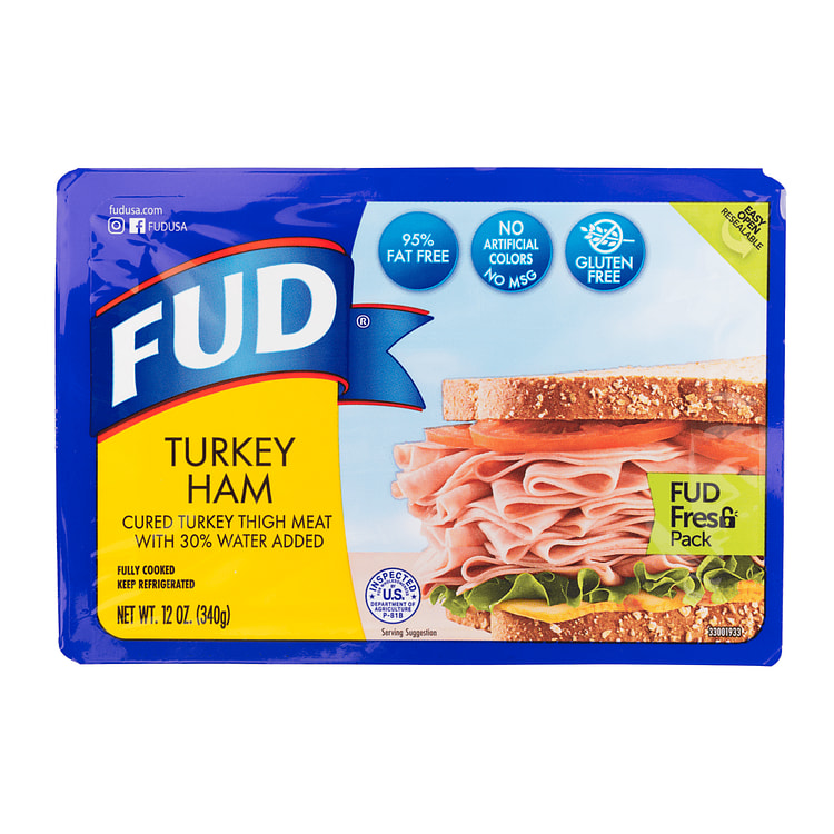Fud Sliced Turkey Ham 12 oz