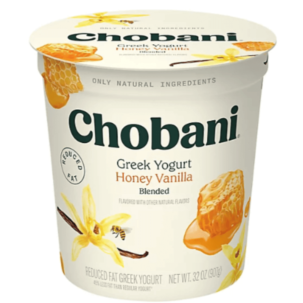 Chobani Reduced Fat Greek Yogurt Honey Vanilla 32 onza(s)