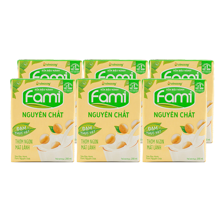 Fami 原味豆奶 6盒