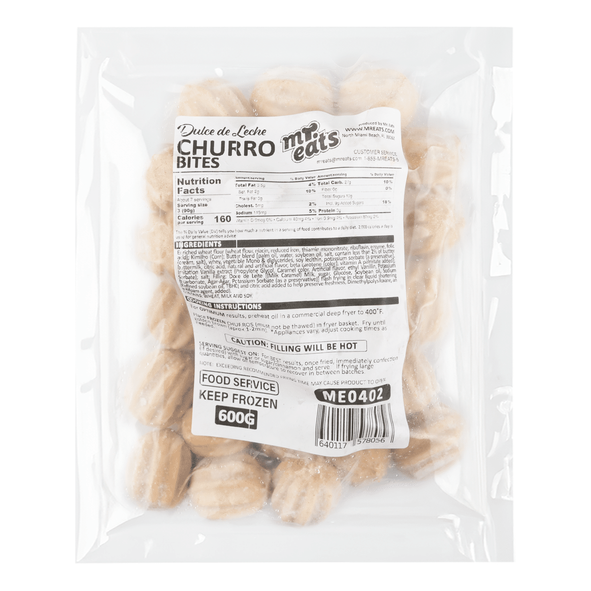 Mini Churros com Doce de Leite Mr. Eats 600 g