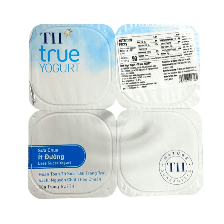 TH True Yogurt Less Sugar, Air Shipped 400 g