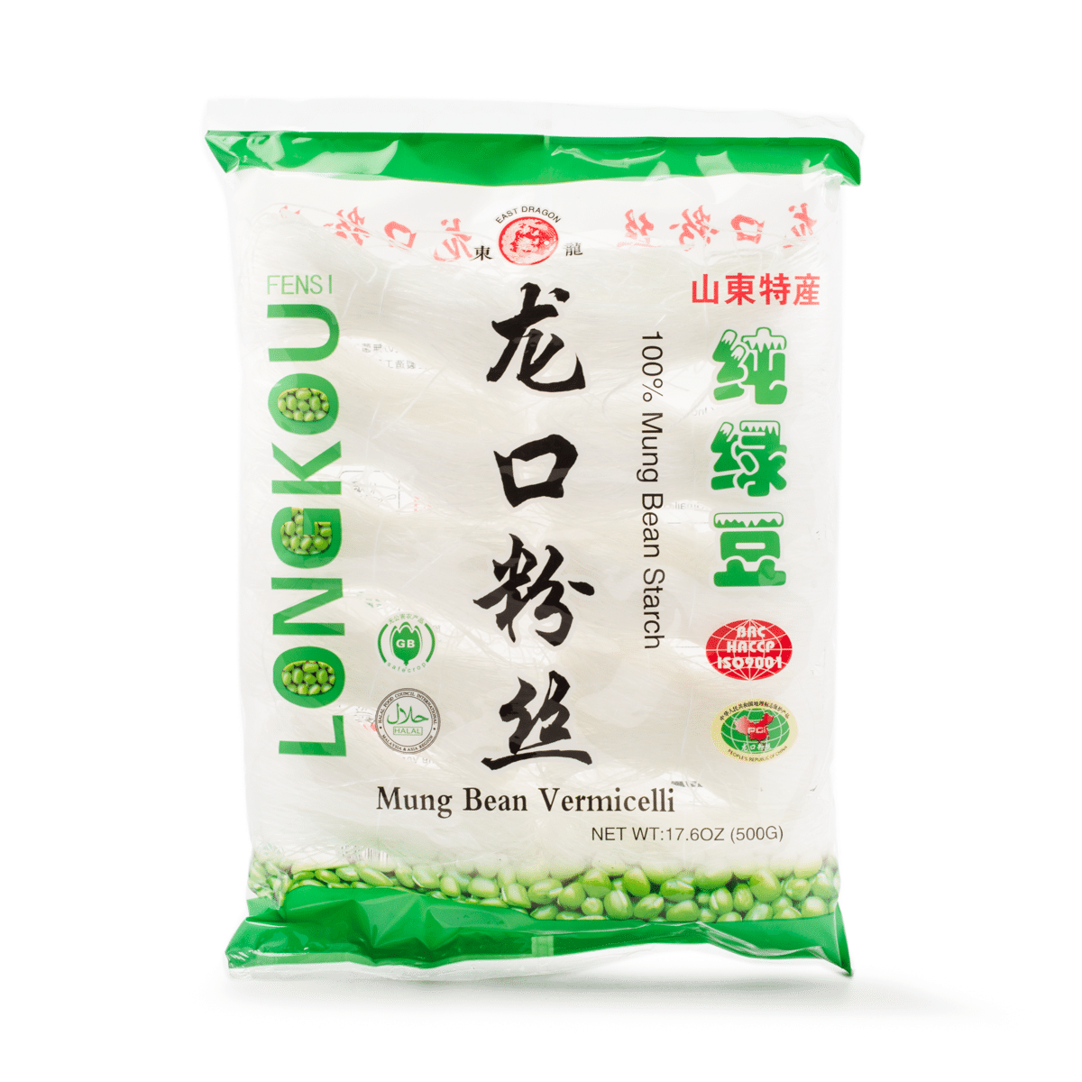 East Dragon Mung Bean Vermicelli 100% Mung Bean Starch 500 g