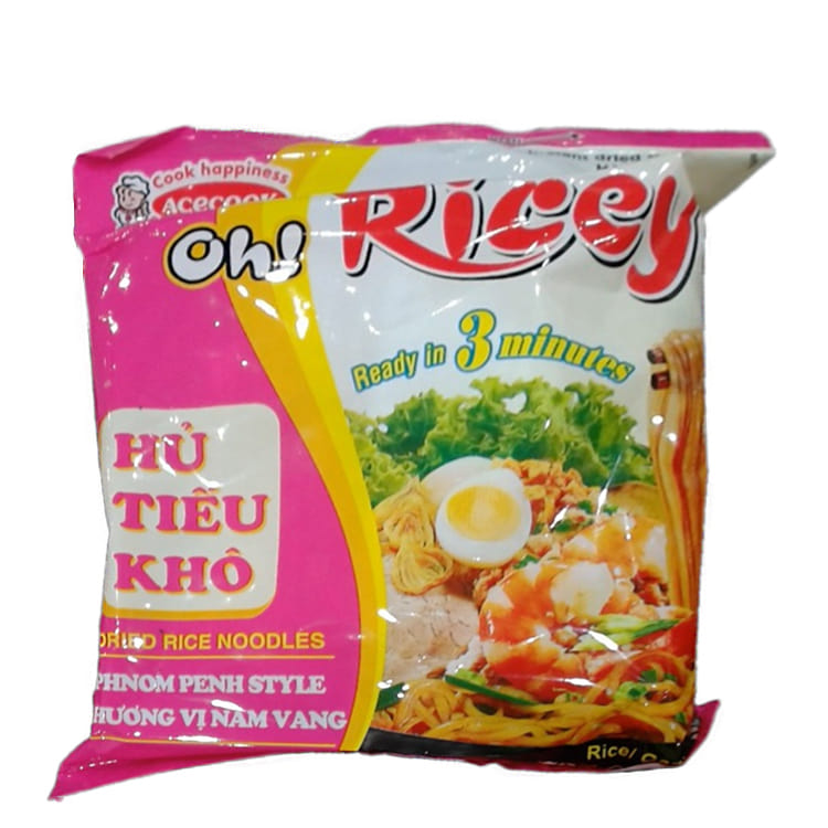 Acecook Phnom Penh Style Dried Rice Noodle (Hu Tieu Kho) 71 g