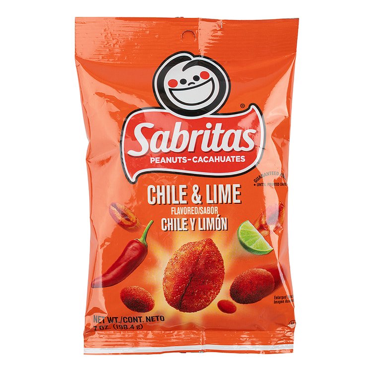 Sabritas Peanuts Snack, Chile and Lime Flavor