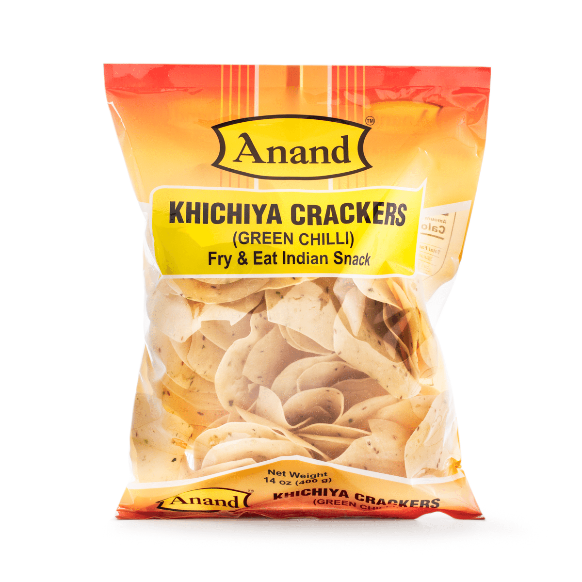 Anand Khichiya Crackers, Green Chilli Flavor 400 g