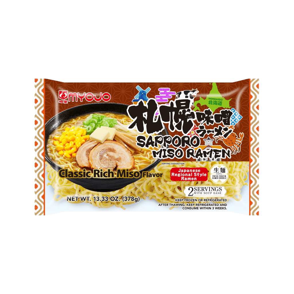 Myojo Sapporo Style Miso Ramen 2P Frozen 13.33 oz