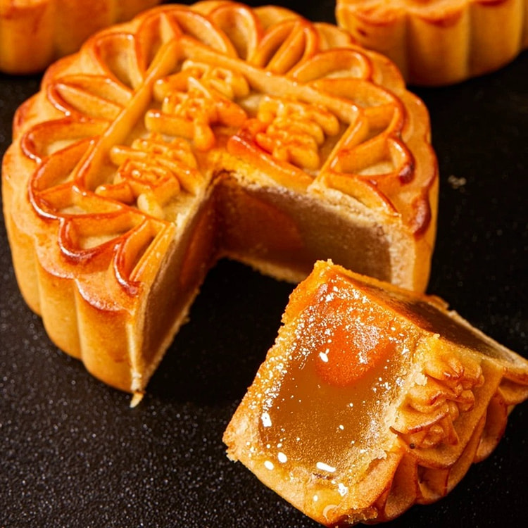 恩点 手工莲蓉蛋黄月饼【新鲜烘焙 超高性价比】 80 克
