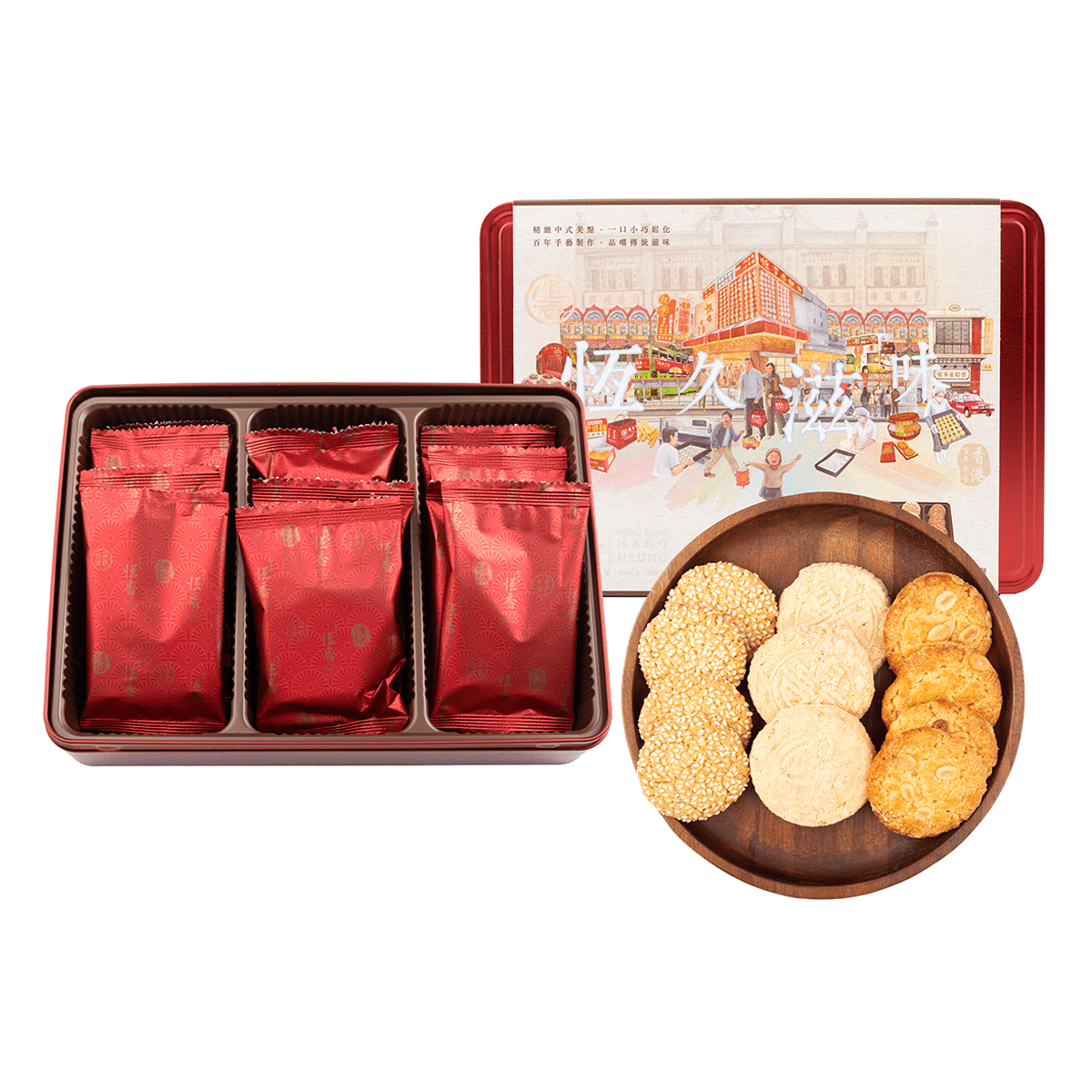 Hang Heung Chinese Cake Triple Set (12pcs/can) 216 g