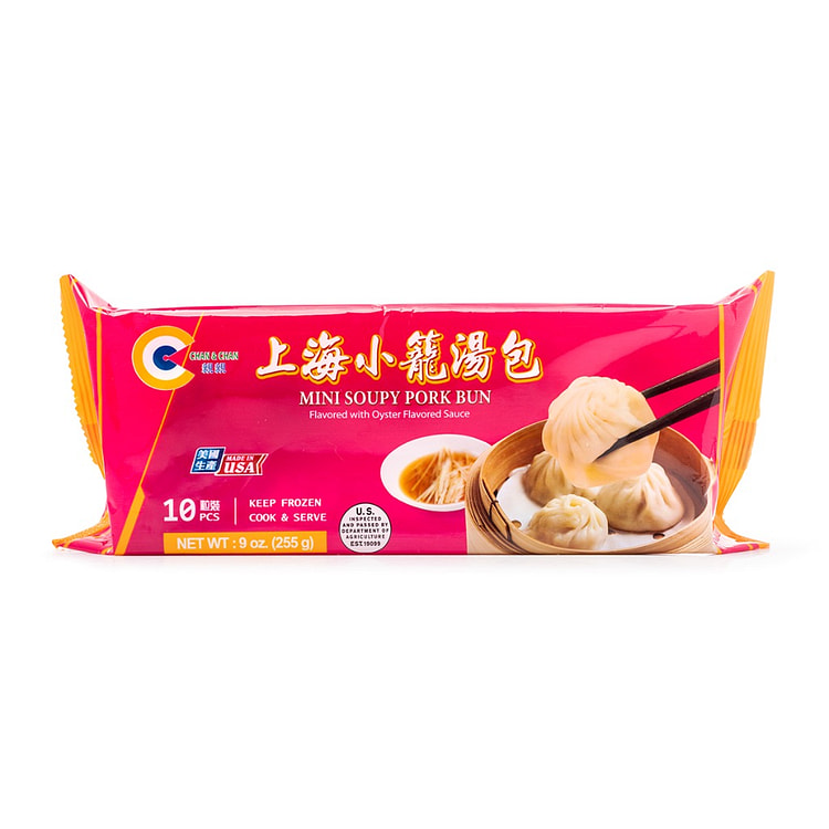 Chan Chan Mini Soup Pork Bun with Oyster Flavored Sauce 10pcs, Frozen 255 g