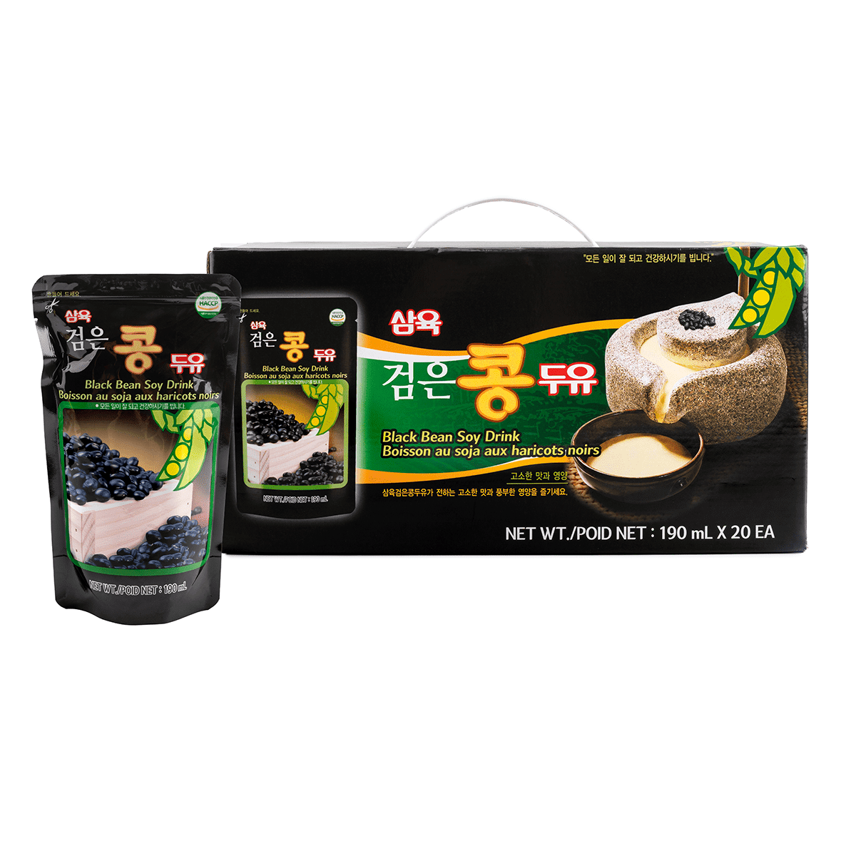 삼육 검은콩두유 파우치 1BOX 190 밀리리터*20 팩