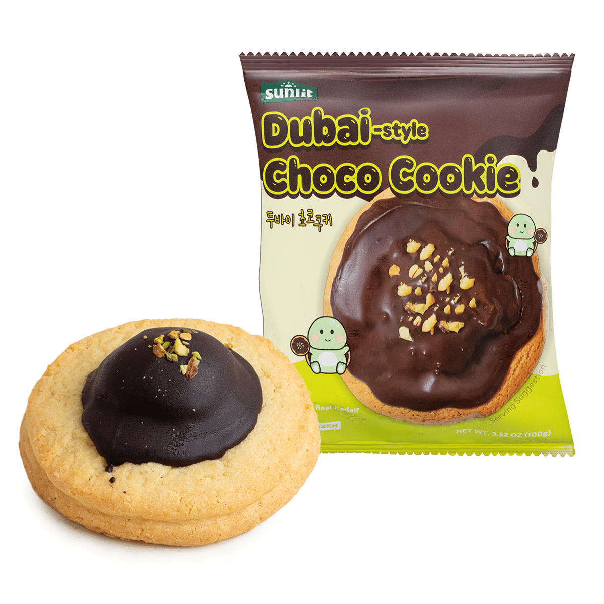 SUNLIT Dubai Style Choco Cookie 3.52 oz