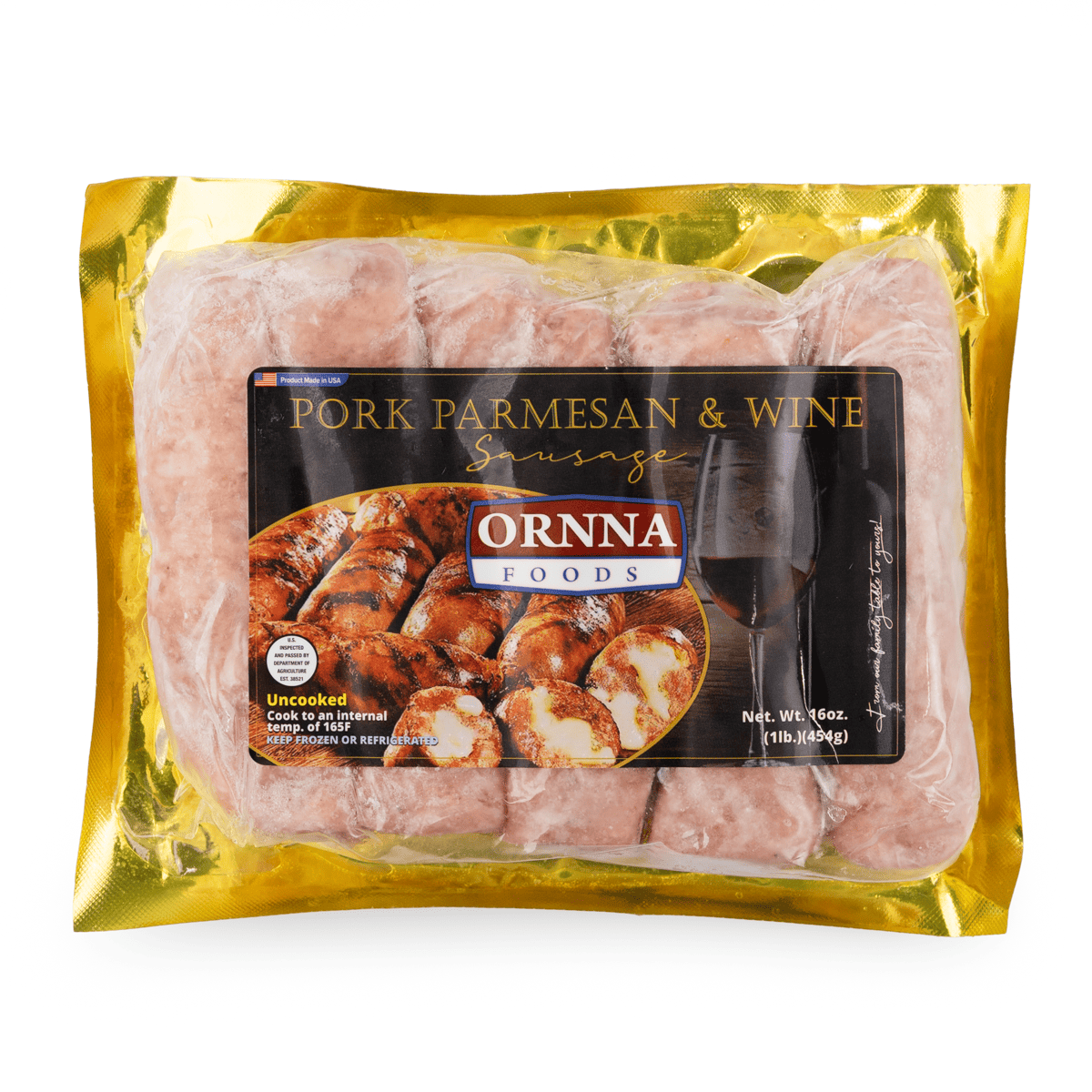 Ornna Pork, Parmesan & Wine Sausage 454 g