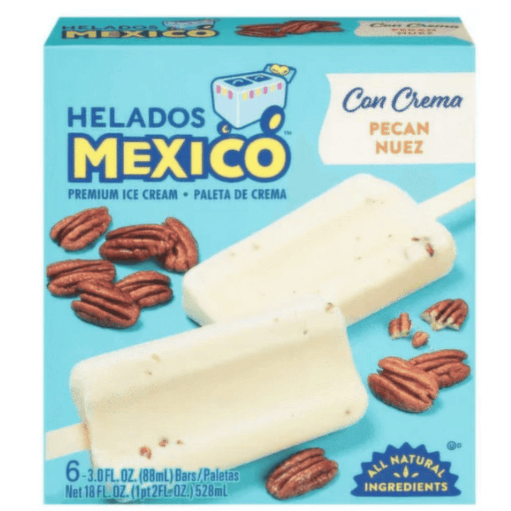 Helados Mexico Premium Ice Cream Pecan Flavor 16.5 fl.oz