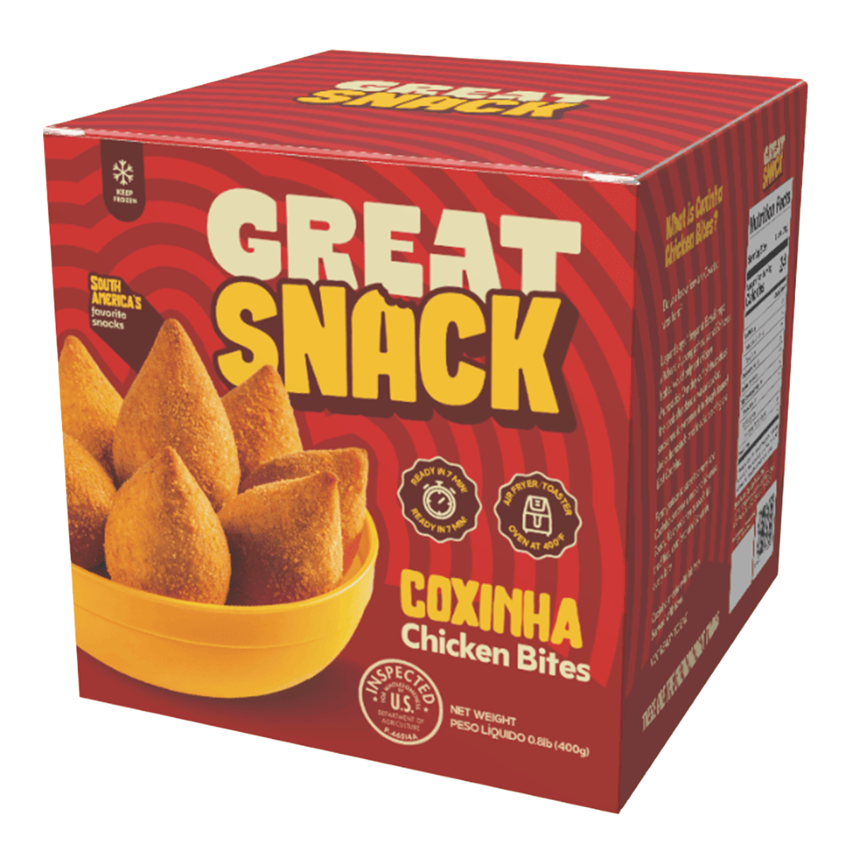 Coxinha Chicken Bites com Catupiry 400 g