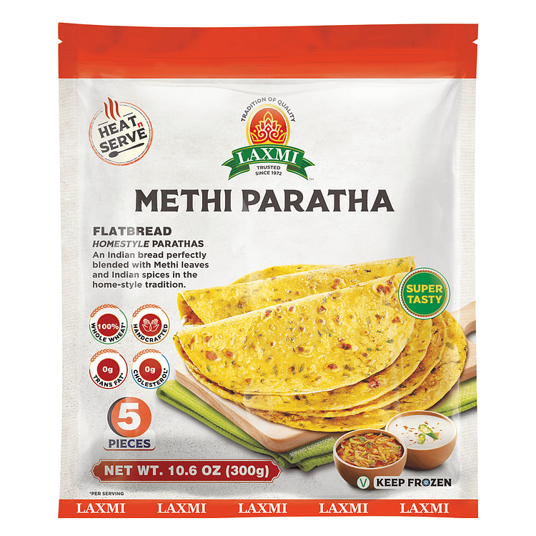 Laxmi Methi  Paratha Frozen - 5 piece 300 g