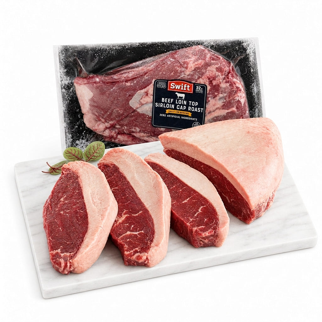 Swift Picanha Swift, Beef Loin Top Sirloin Cap Roast 3-4.8 lb
