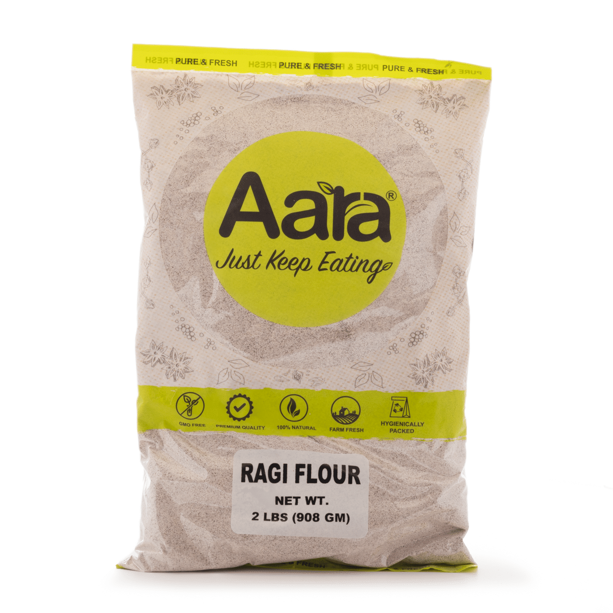 Aara Ragi Flour (Finger Millet Flour) 2 lb