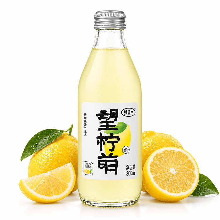 好望水 望柠萌 柠檬果汁气泡水