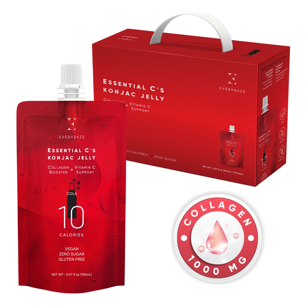 EVERYDAZE Essential C's Collagen + Vitamin C Konjac Jelly Cola Flavor