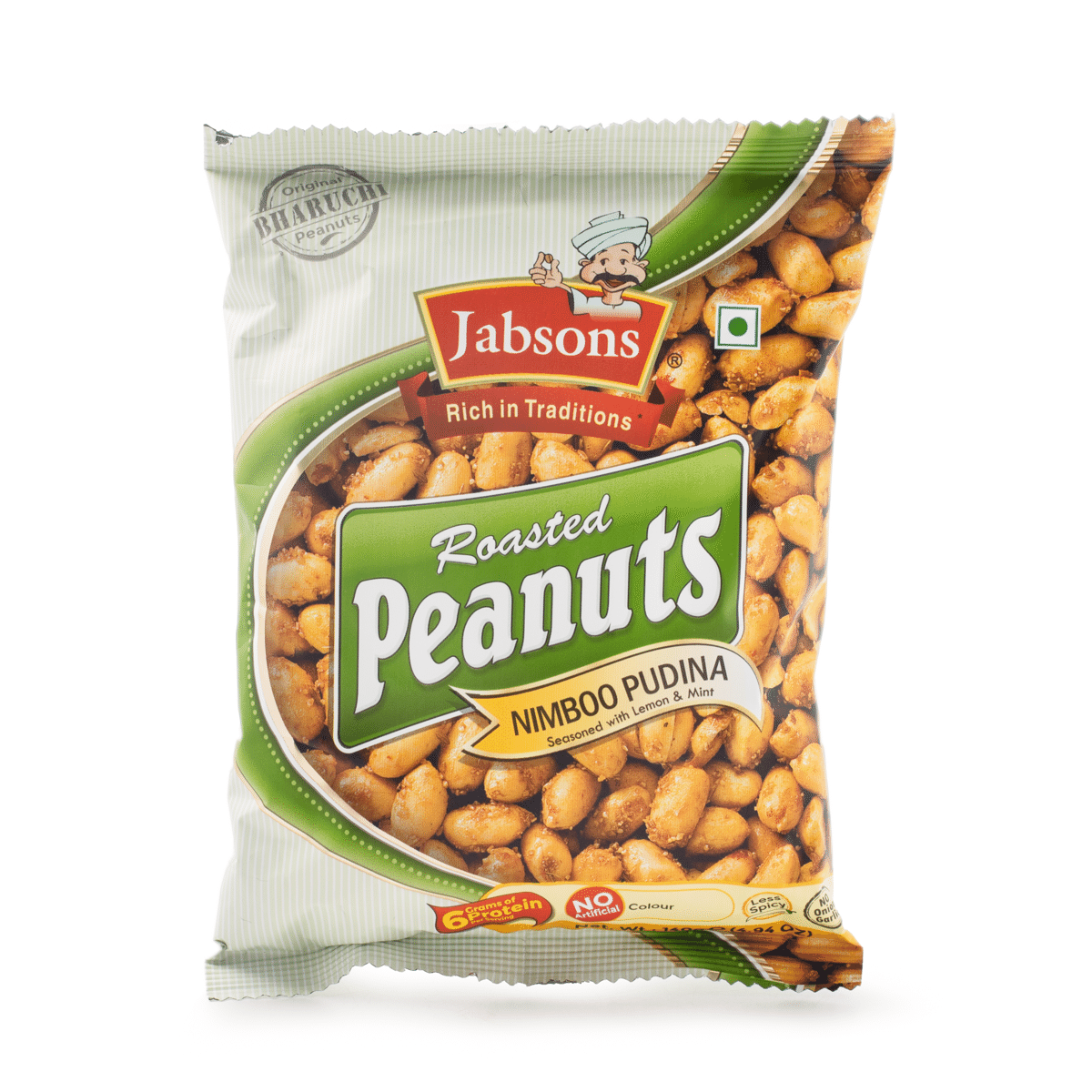 Jabsons Roasted Peanuts - Nimboo Pudina 140 grama(s)