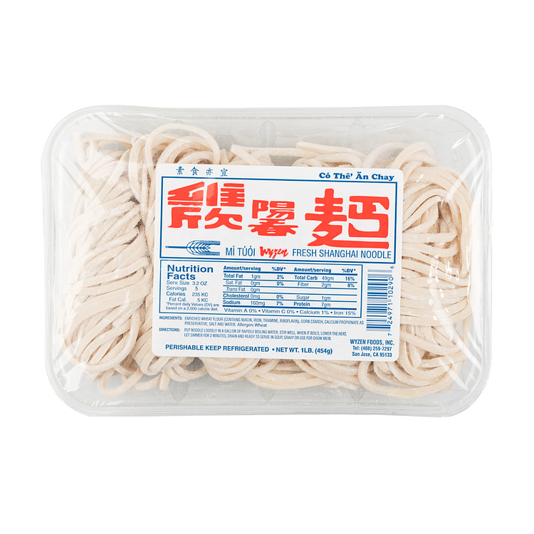 维欣 新鲜阳春面（上海粗炒） 453 克