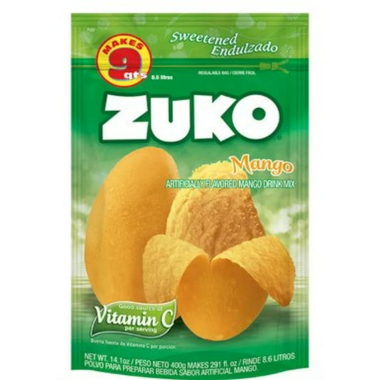 Zuko Bebida instantánea sabor Mango 0.9 onza(s)