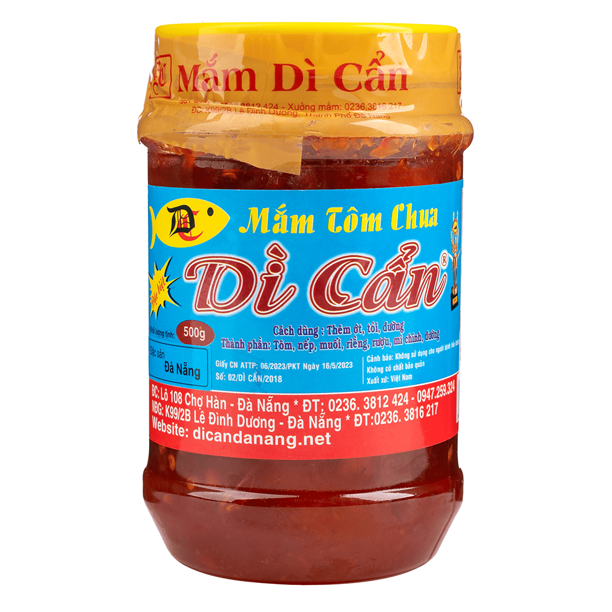 Di Can Pickled Whole Shrimp in Vinegar 17.6 oz
