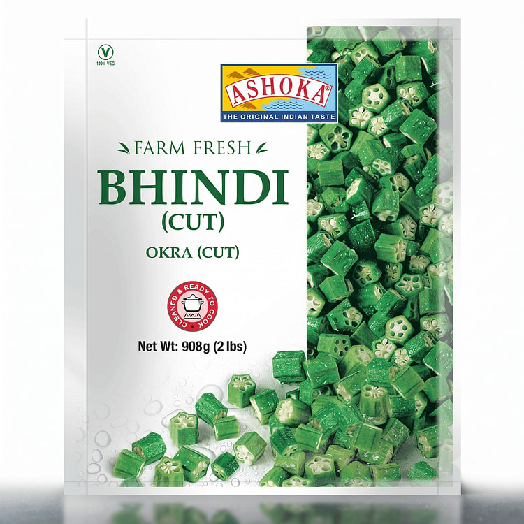 Ashoka Bhindi (Okra) Cuts Frozen 908 g 2 lb