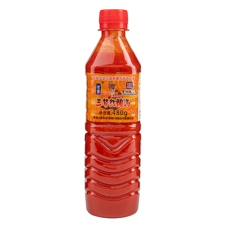 玉梦 凯里红酸汤【贵州风味 红酸汤米线 酸汤鱼火锅底料 健康低脂 涮菜必备】 480 克