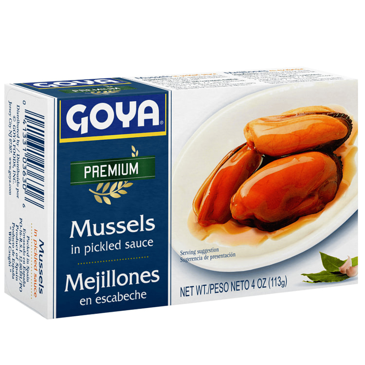 Mexilhões ao Molho Escabeche Goya 4 oz